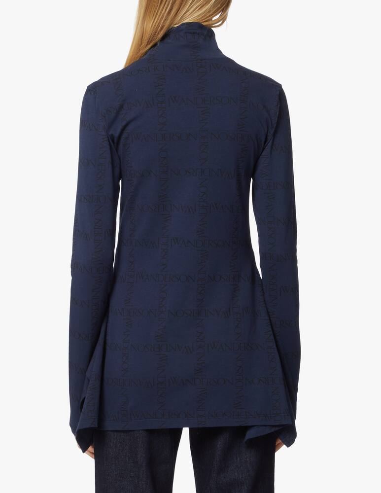 rinascente JW Anderson Asymmetric high neck top