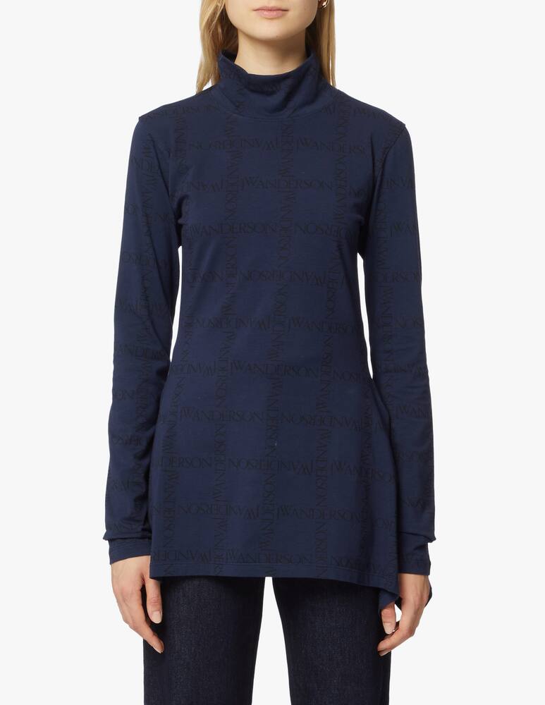 rinascente JW Anderson Asymmetric high neck top