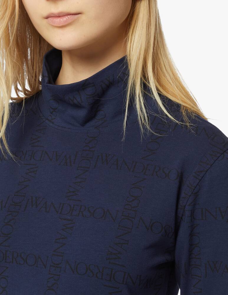 rinascente JW Anderson Asymmetric high neck top