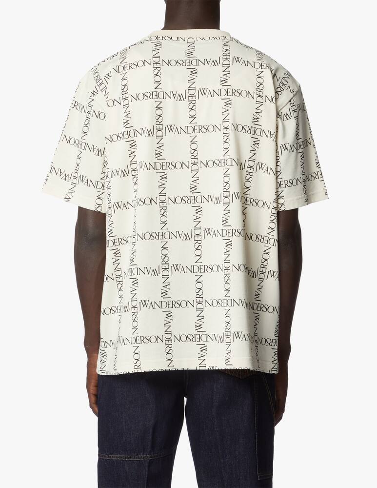 rinascente JW Anderson Maglietta oversize allover 