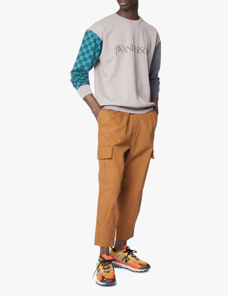 rinascente JW Anderson Felpa girocollo con logo colorblock