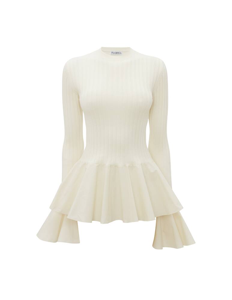 rinascente JW Anderson Merino wool blend crewneck jumper