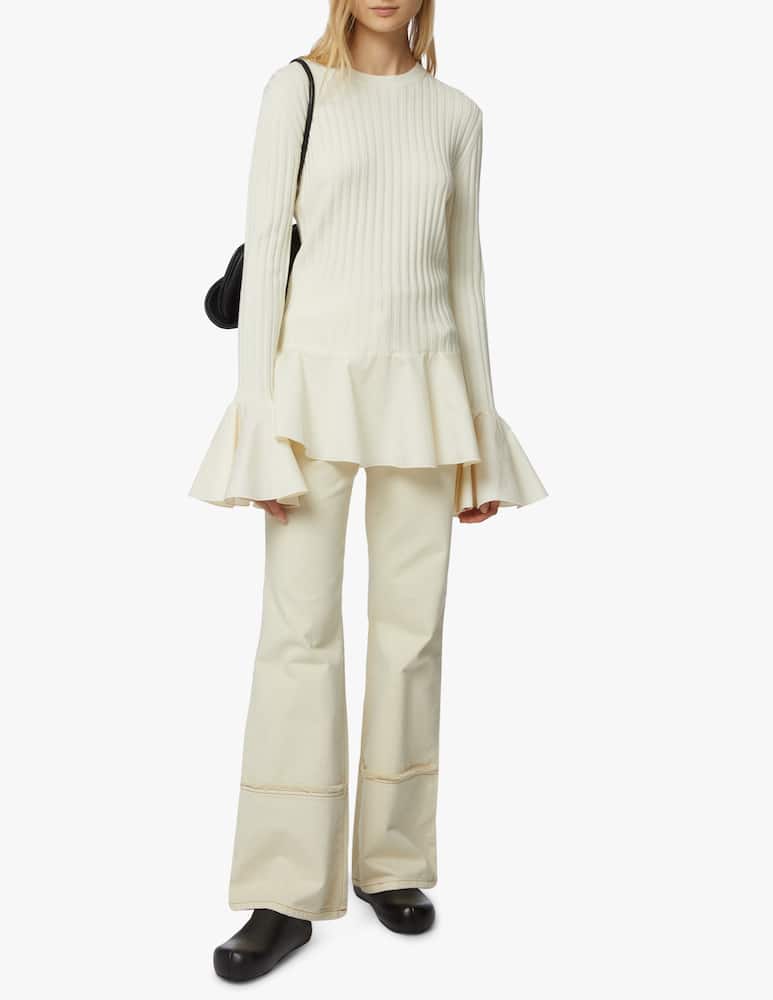 rinascente JW Anderson Merino wool blend crewneck jumper