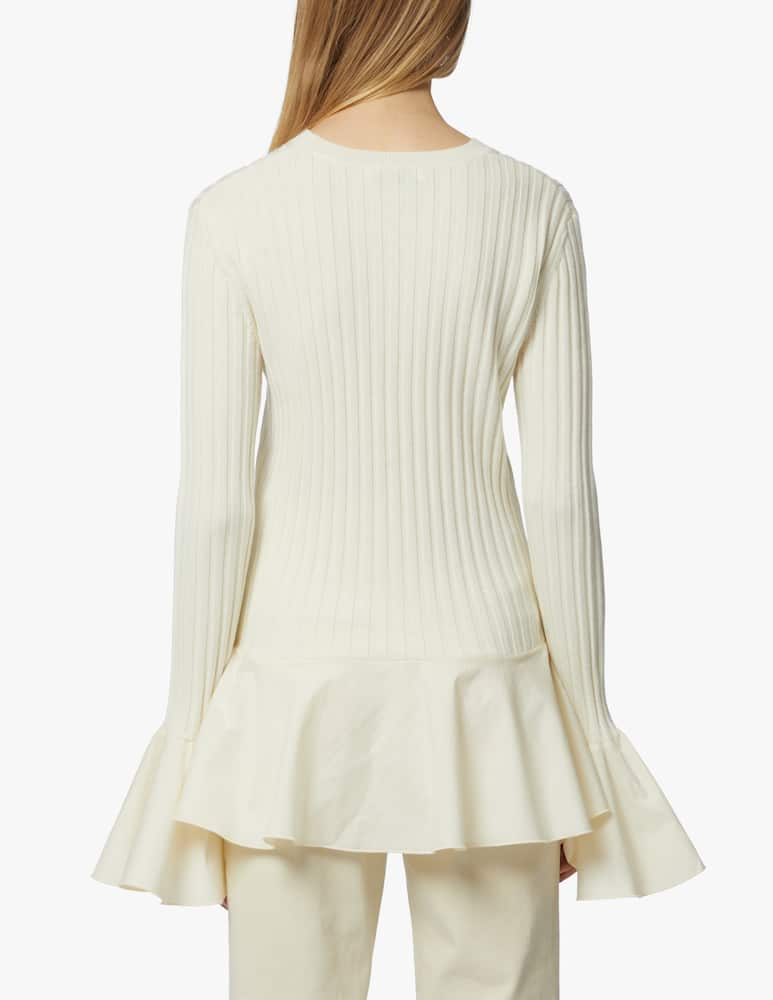 rinascente JW Anderson Merino wool blend crewneck jumper