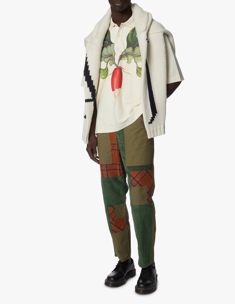 rinascente JW Anderson Pantaloni cropped con patches