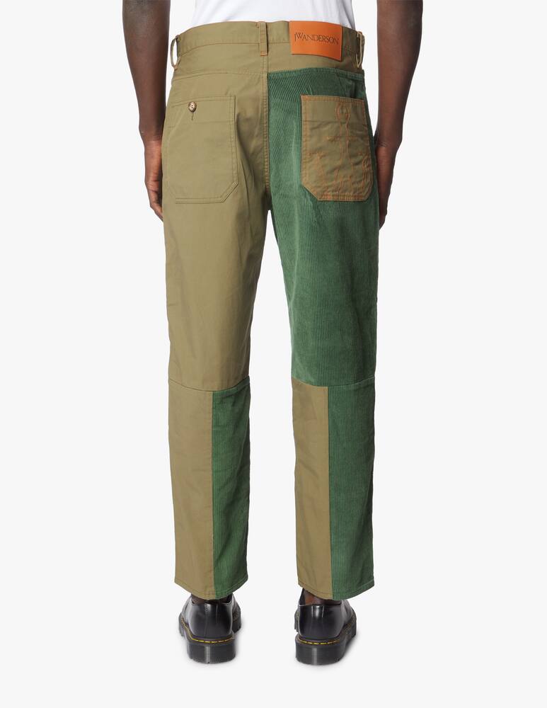 rinascente JW Anderson Pantaloni cropped con patches