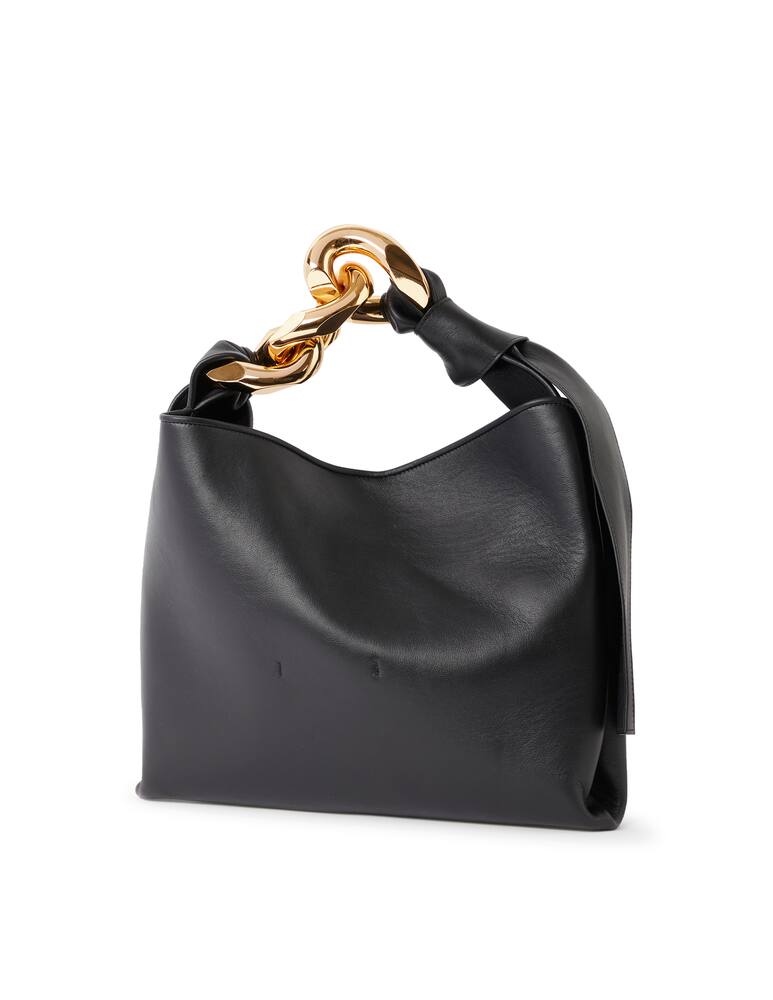 rinascente JW Anderson Small chain hobo bag - black
