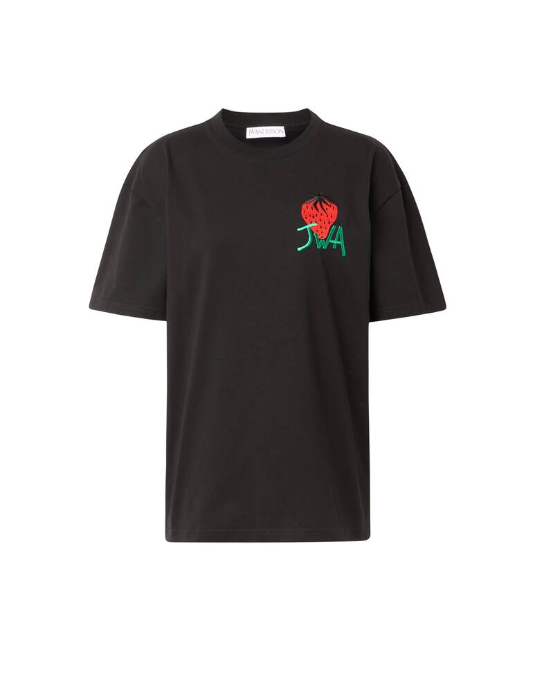 rinascente JW Anderson T-shirt in cotone - nero