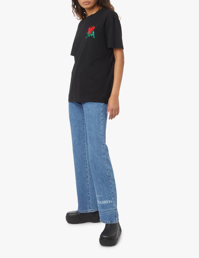 rinascente JW Anderson T-shirt in cotone - nero