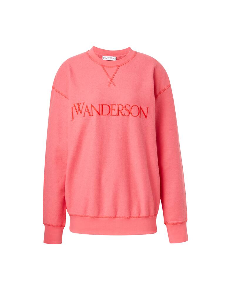 rinascente JW Anderson Cotton crewneck sweatshirt - pink