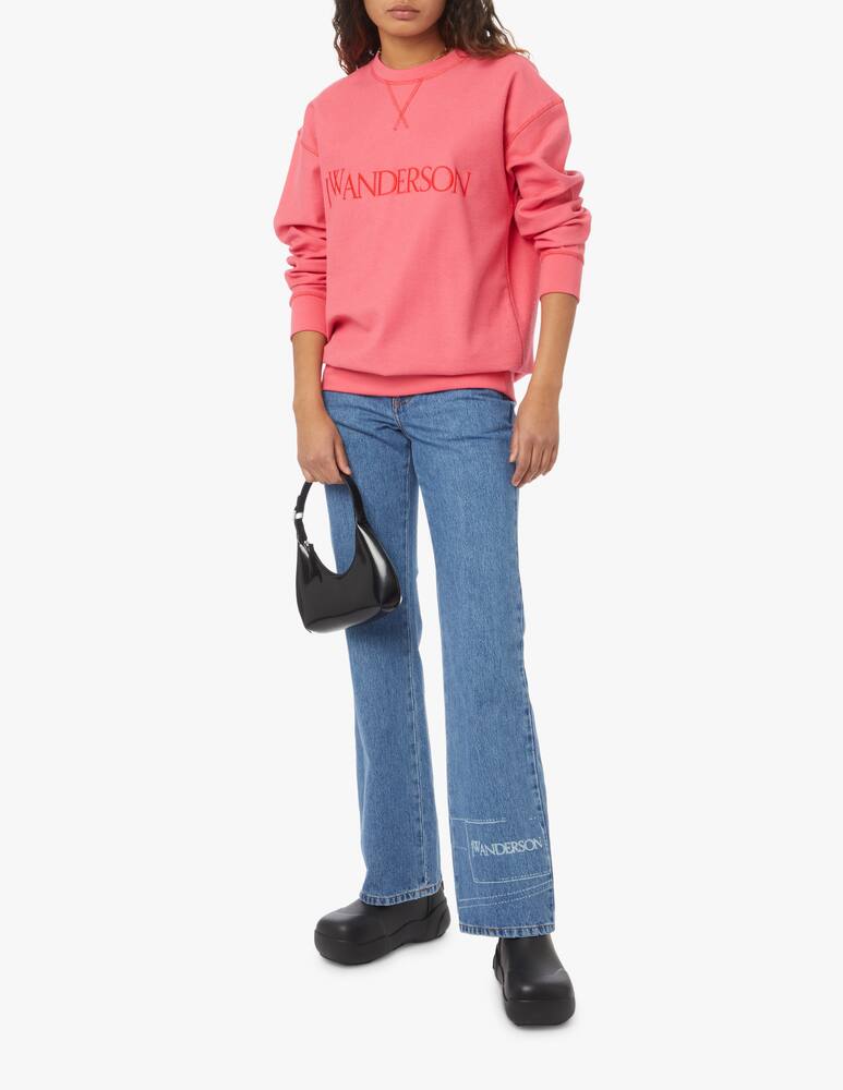 rinascente JW Anderson Cotton crewneck sweatshirt - pink