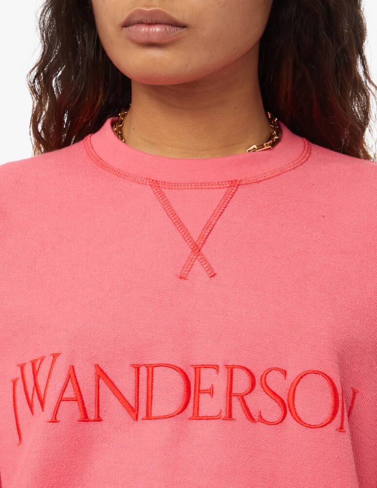 rinascente JW Anderson Cotton crewneck sweatshirt - pink