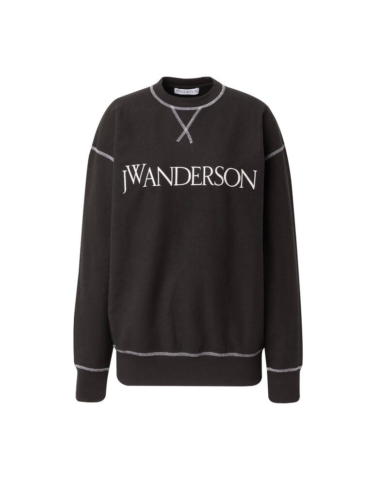 JW Anderson Cotton crewneck sweatshirt - black - picture 5 JW Anderson Cotton crewneck sweatshirt - black - picture 5