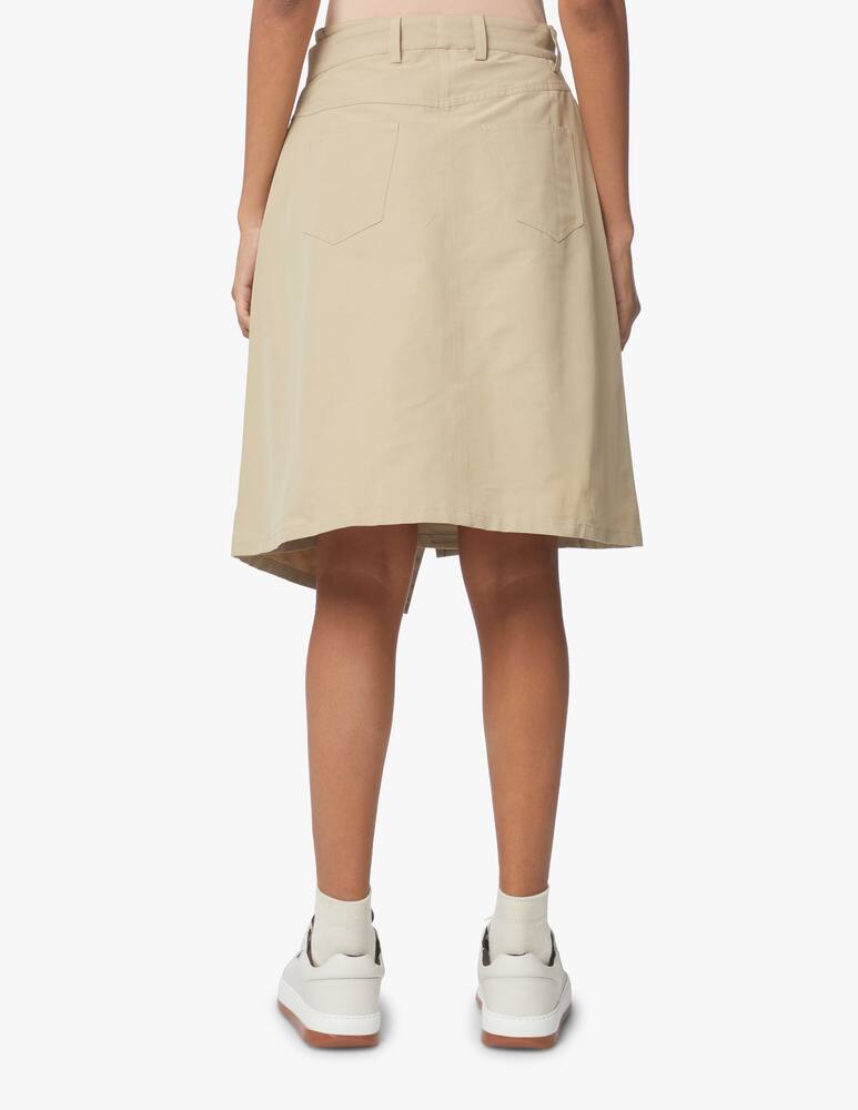 rinascente JW Anderson Gonna a portafogli in cotone - beige