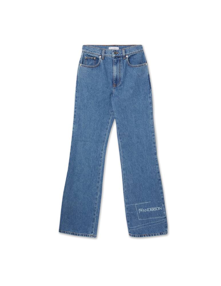 rinascente JW Anderson Jeans a zampa - blu