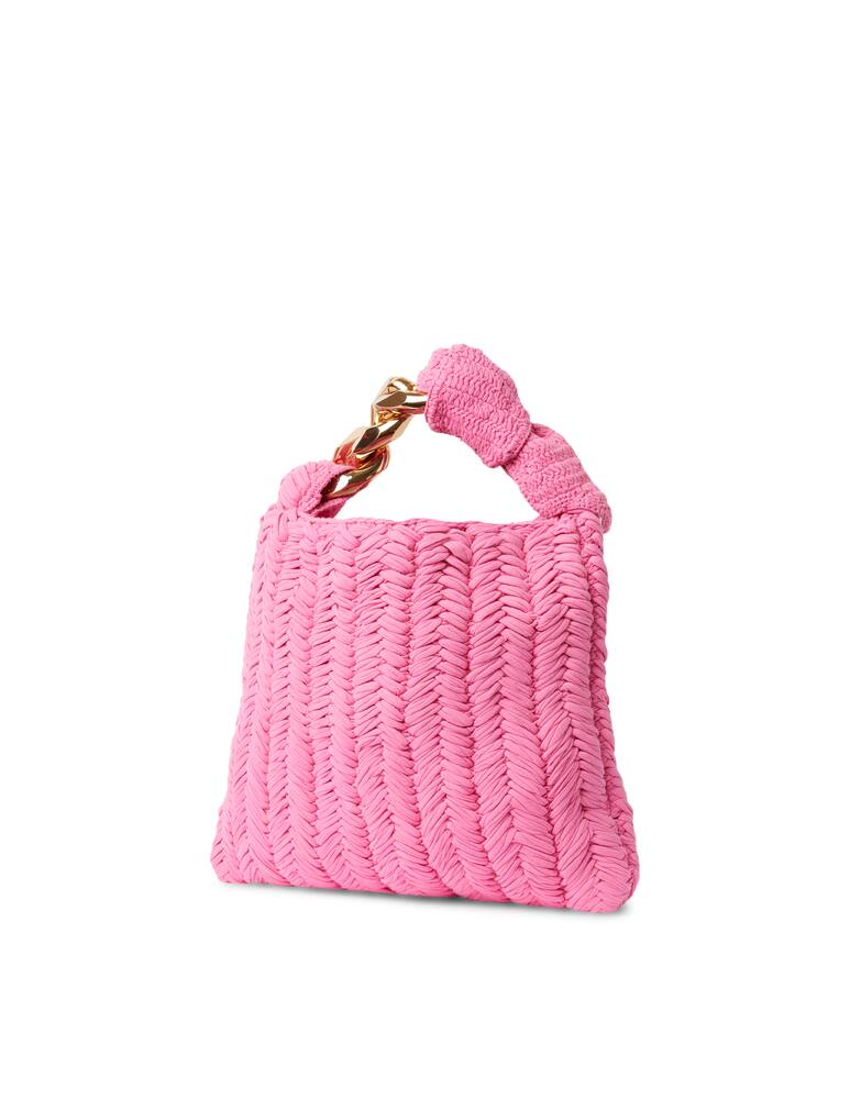rinascente JW Anderson Borsa hobo Chain piccola - rosa