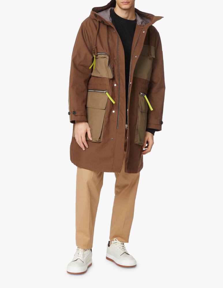 rinascente JW Anderson Parka lungo utility - marrone