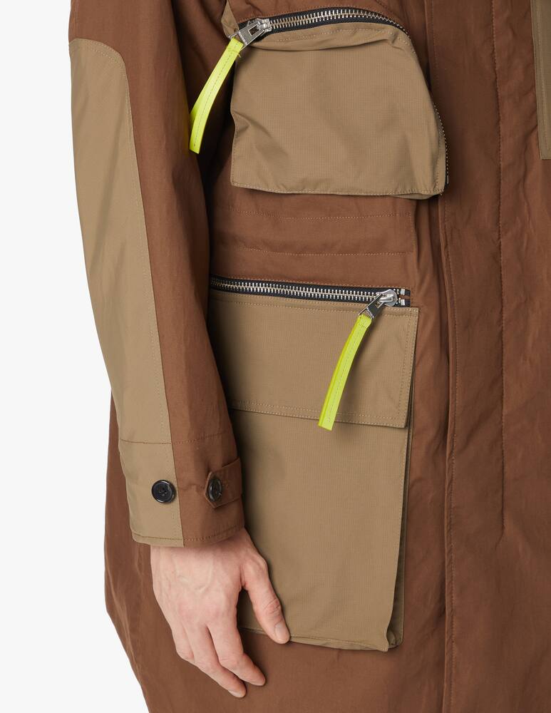rinascente JW Anderson Parka lungo utility - marrone