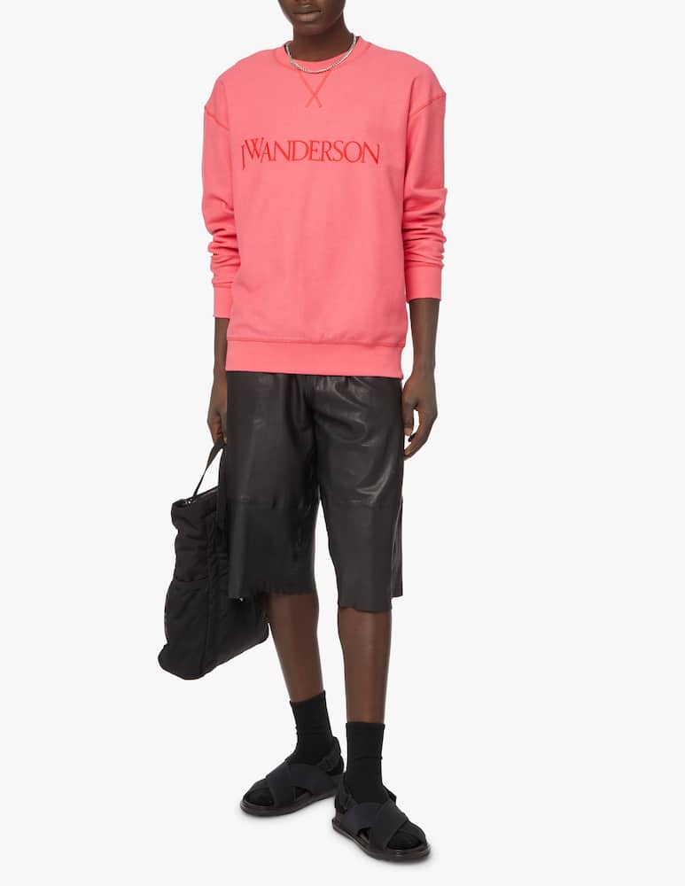 rinascente JW Anderson Maglietta in cotone inside out logo - viola