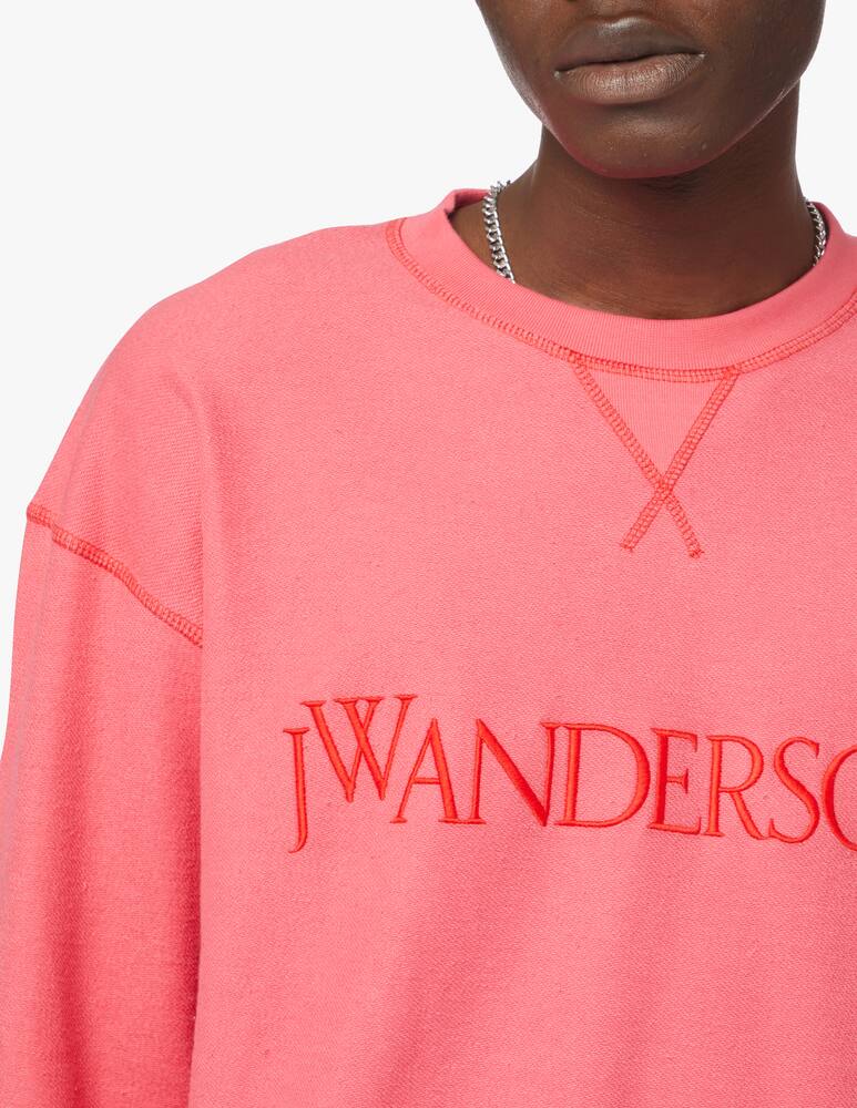 rinascente JW Anderson Maglietta in cotone inside out logo - viola