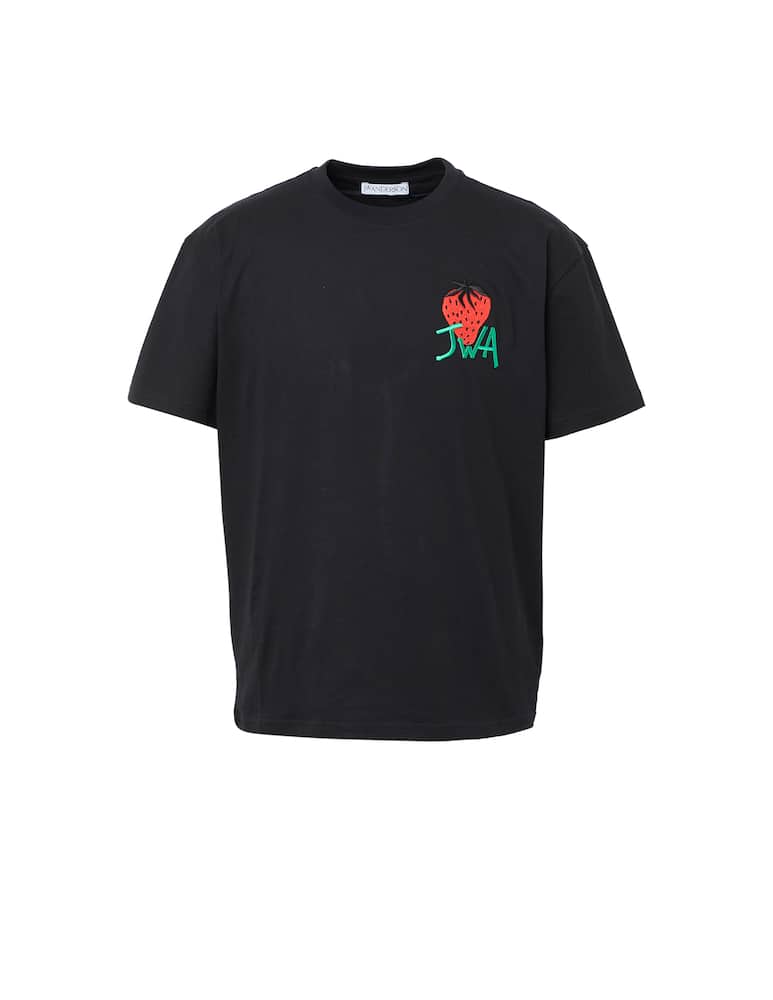 JW Anderson Maglietta strawberry - nero - immagine 5 JW Anderson Maglietta strawberry - nero - immagine 5