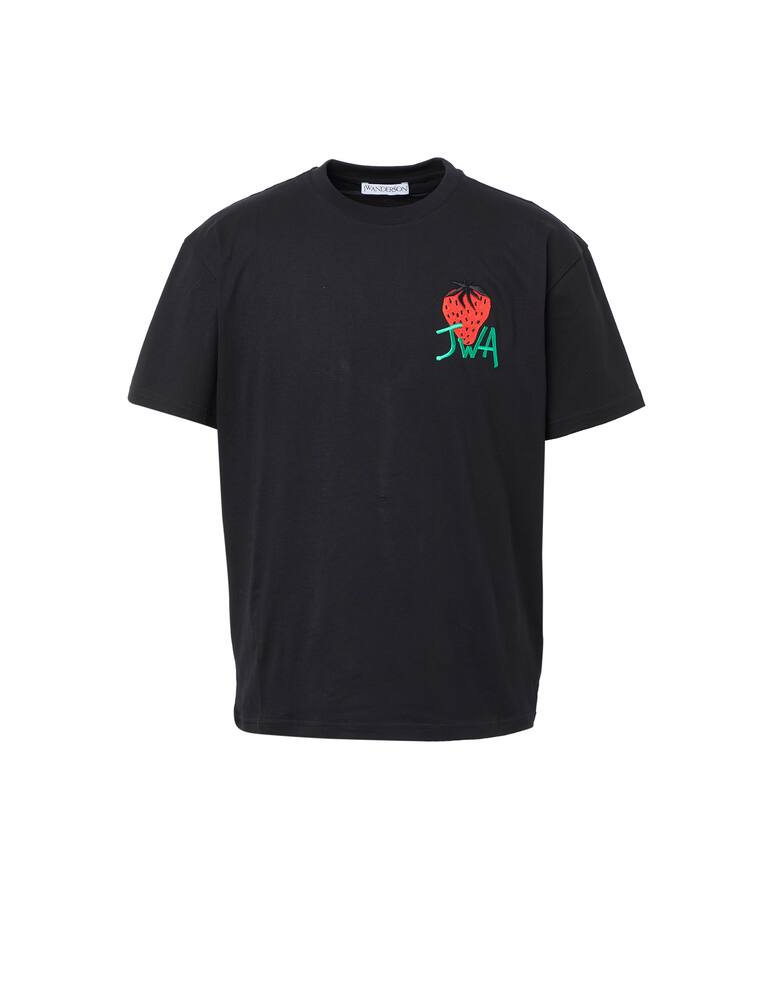 rinascente JW Anderson Maglietta strawberry - nero