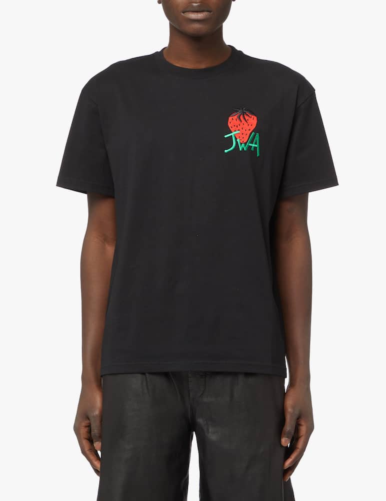 JW Anderson Maglietta strawberry - nero - immagine 1 JW Anderson Maglietta strawberry - nero - immagine 1