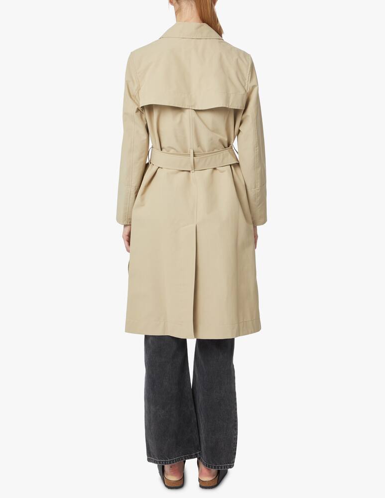 rinascente JW Anderson Trench in misto cotone con logo - beige