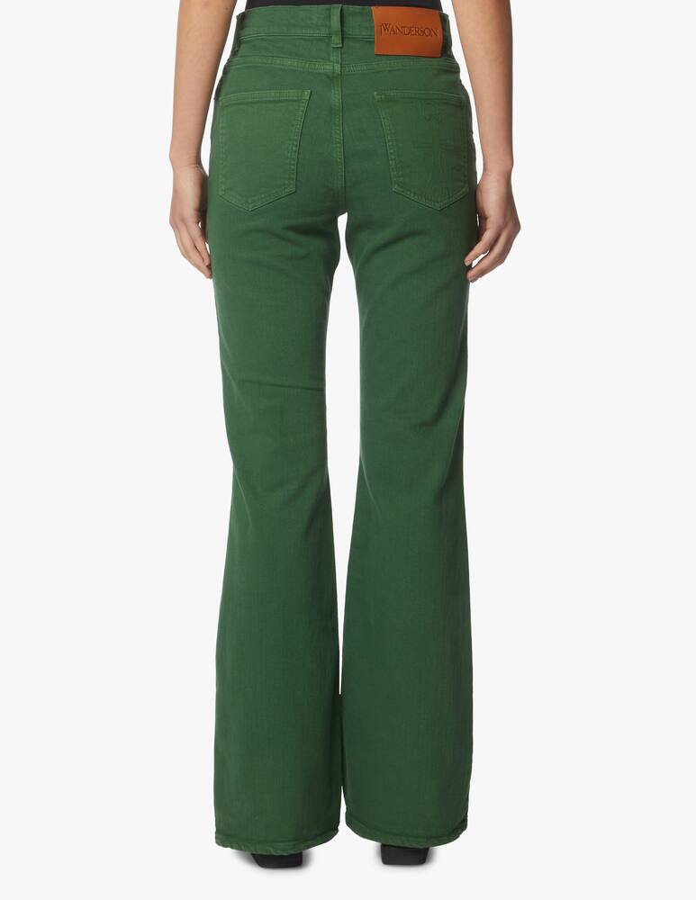 rinascente JW Anderson Jeans a zampa - verde