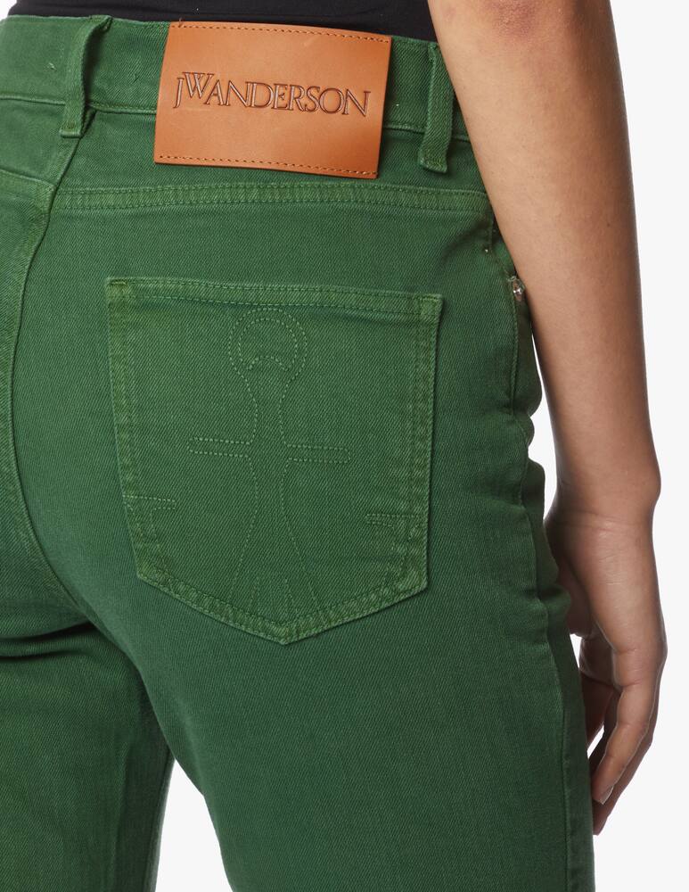 rinascente JW Anderson Jeans a zampa - verde