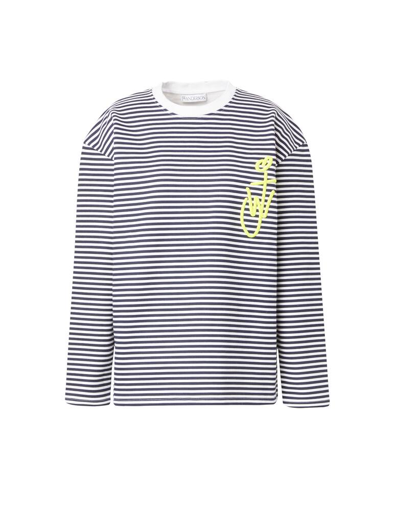 rinascente JW Anderson Long sleeved cotton top - black