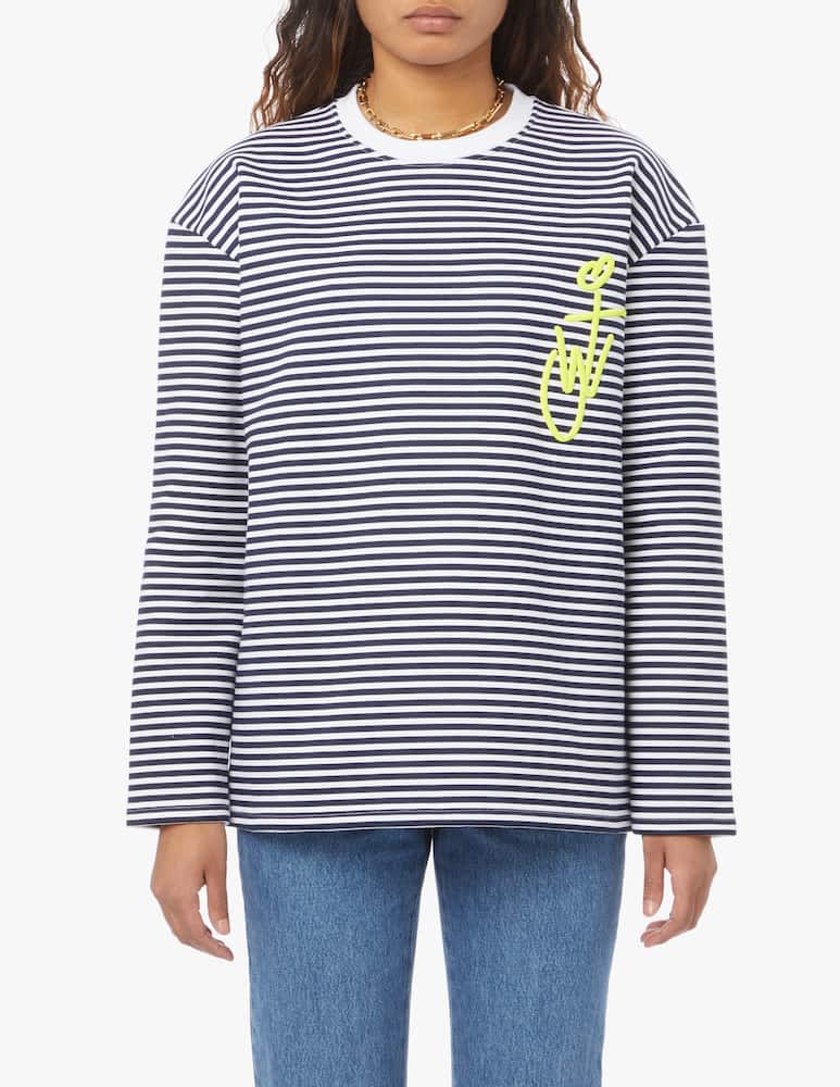 rinascente JW Anderson Long sleeved cotton top - black