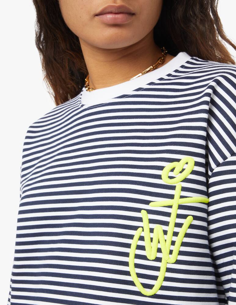 rinascente JW Anderson Long sleeved cotton top - black