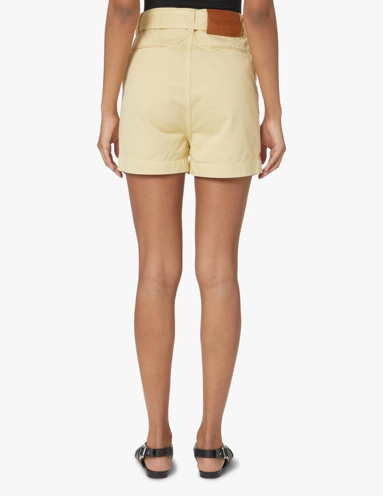 rinascente JW Anderson Cotton shorts with strawberry - beige