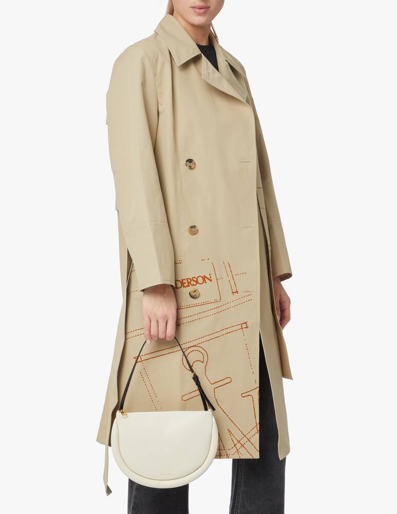 rinascente JW Anderson Bumper Moon shoulder bag - white