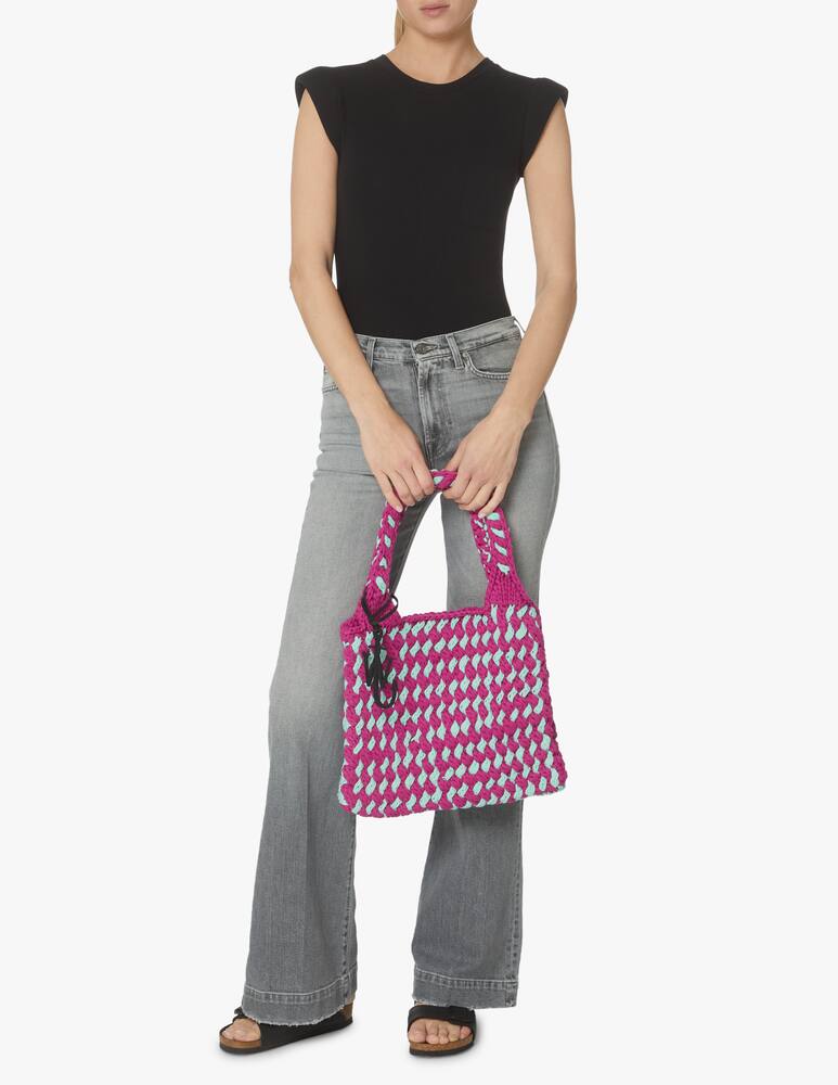 rinascente JW Anderson Knitted tote bag - violet