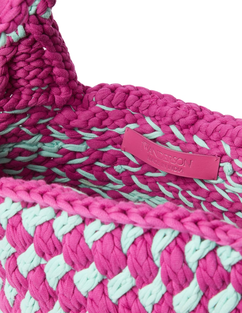 rinascente JW Anderson Knitted tote bag - violet