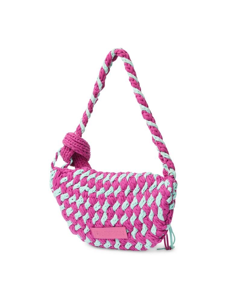 rinascente JW Anderson Knitted belt bag - pink