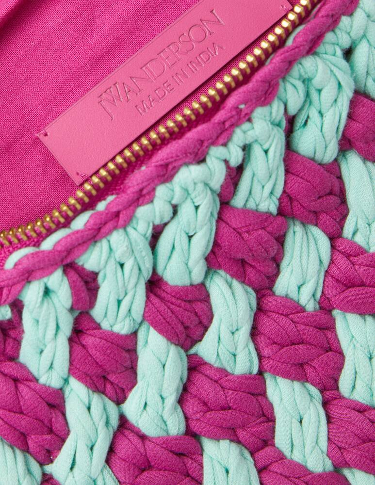 rinascente JW Anderson Knitted belt bag - pink