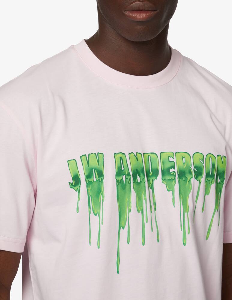 rinascente JW Anderson Slime logo t-shirt - Pink