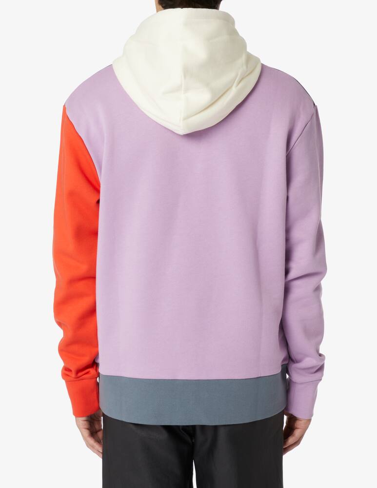 rinascente JW Anderson Felpa con cappuccio color block - Blu