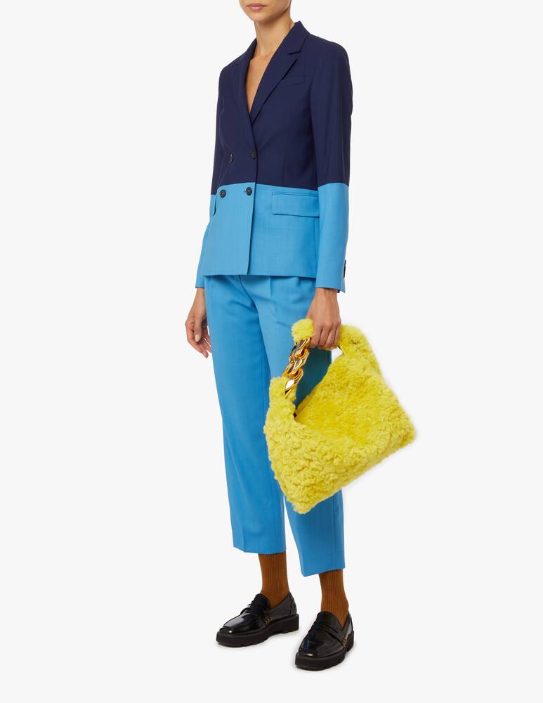 rinascente JW Anderson Borsa hobo piccola con catena - Giallo