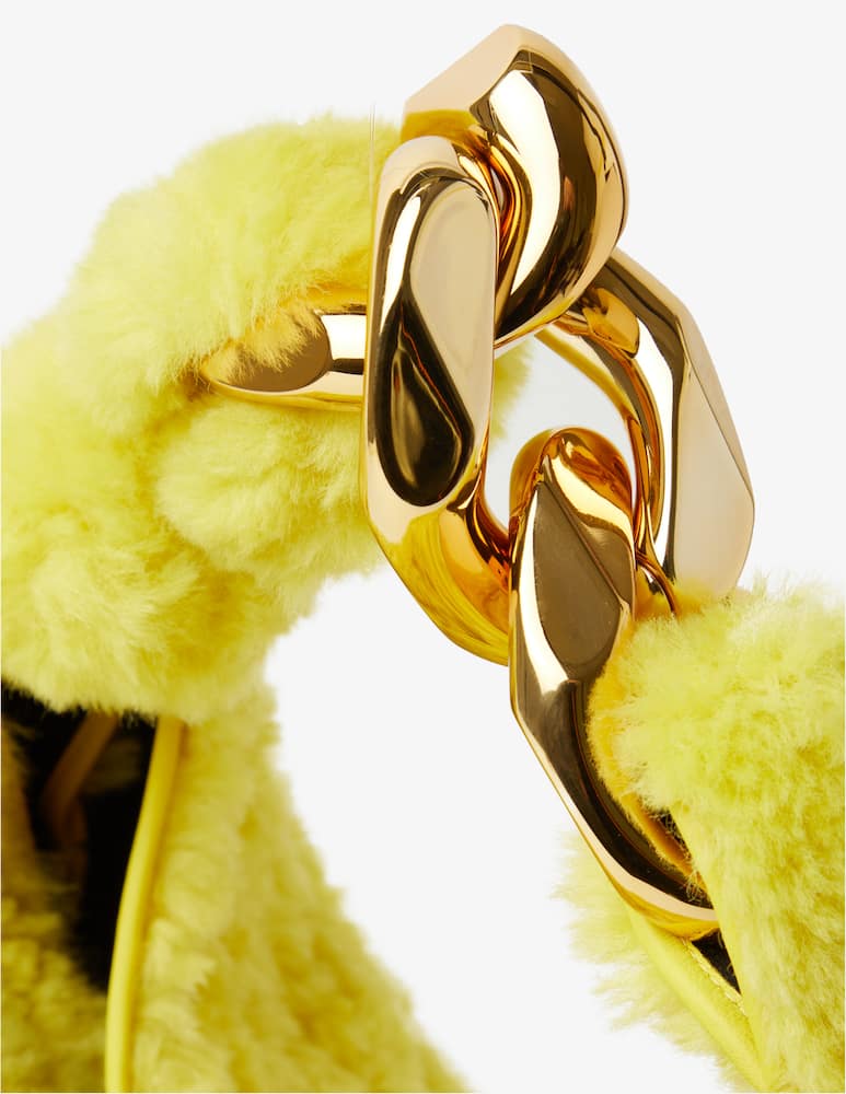 rinascente JW Anderson Borsa hobo piccola con catena - Giallo