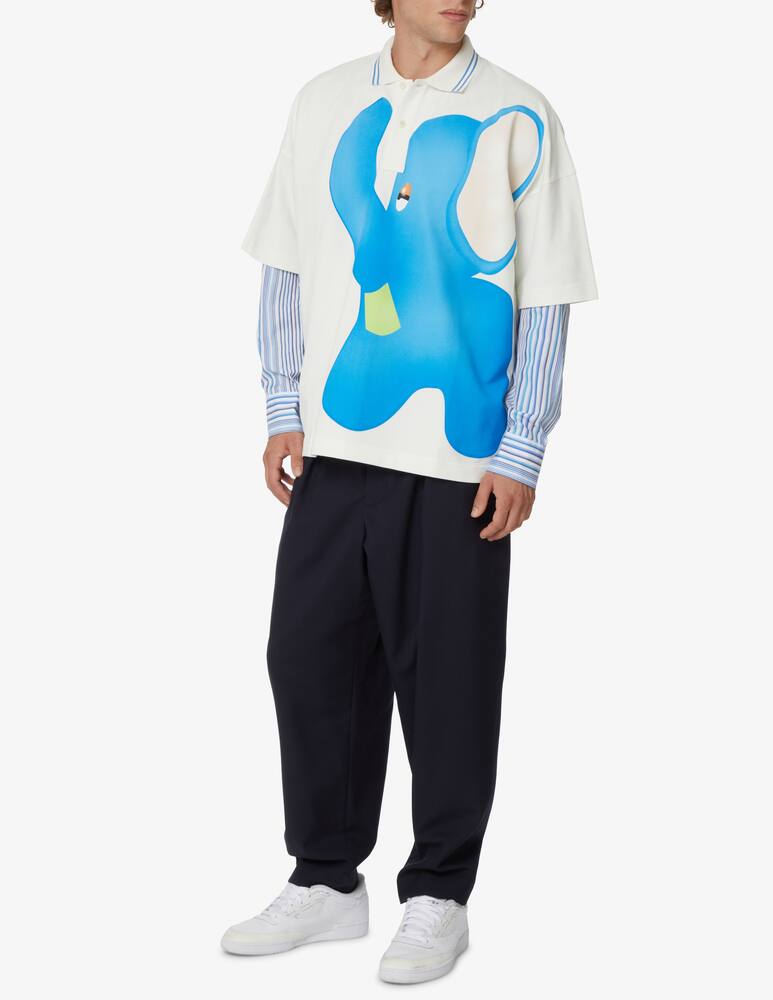rinascente JW Anderson Polo oversize - Bianco