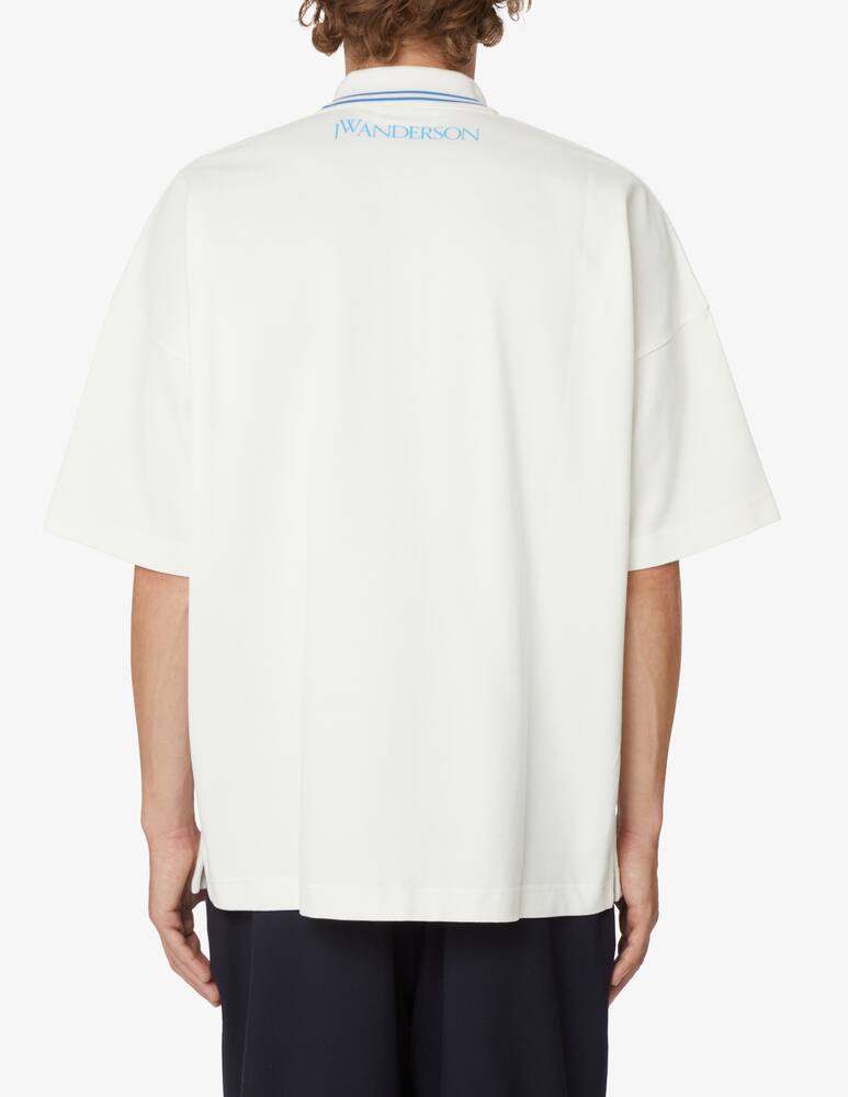 rinascente JW Anderson Polo oversize - Bianco