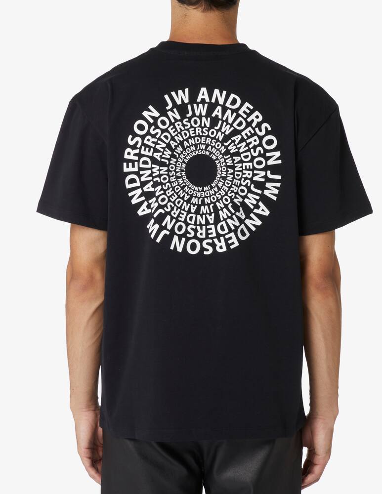 rinascente JW Anderson Maglietta logo vortice - Nero