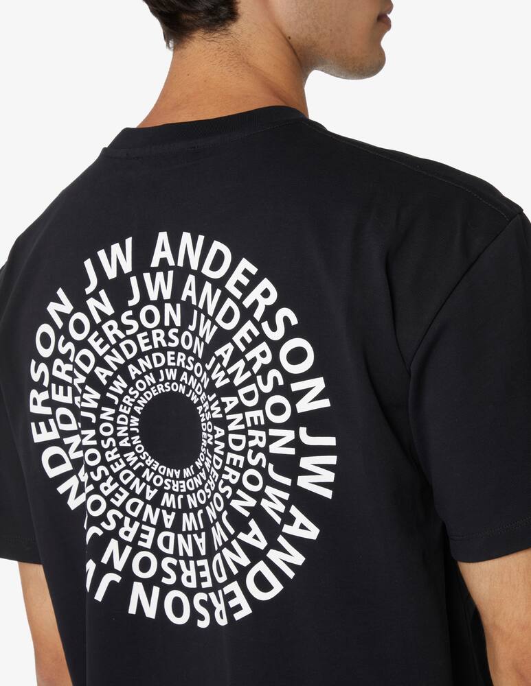 rinascente JW Anderson Maglietta logo vortice - Nero