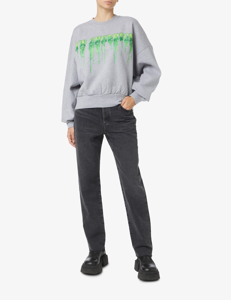JW Anderson T-shirt in cotone - Grigio - immagine 2 JW Anderson T-shirt in cotone - Grigio - immagine 2