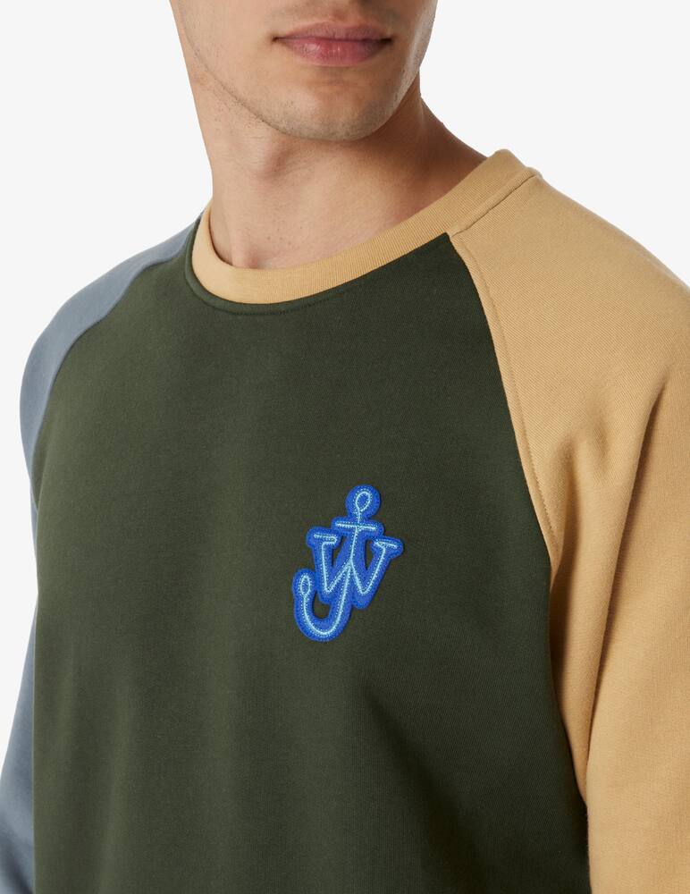 rinascente JW Anderson Raglan sweatshirt - Olive