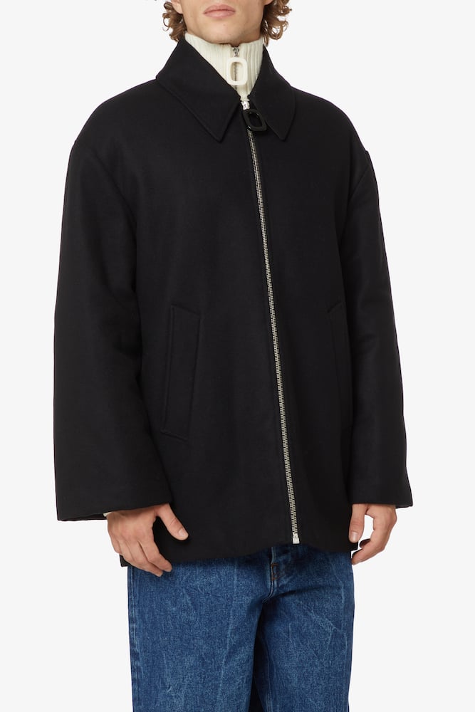 JW Anderson Ring puller padded short coat - Black - picture 1